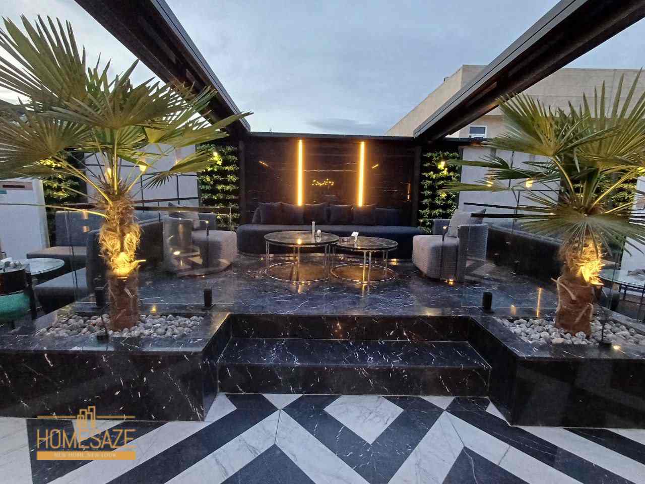 اجرای روف گاردن در ساختمان تجاری