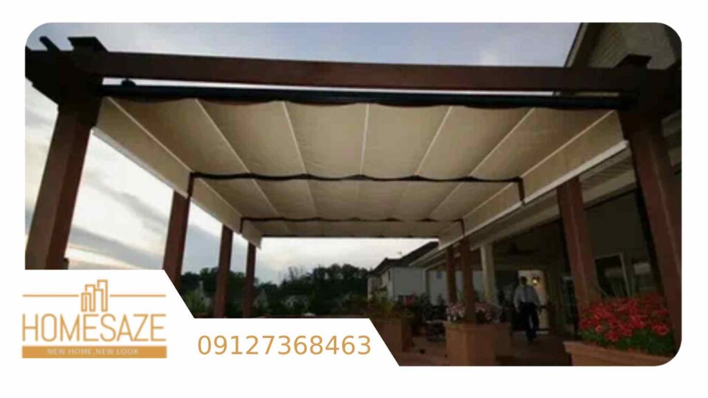 سقف پارچه ای روف گاردن از جنس برزنت