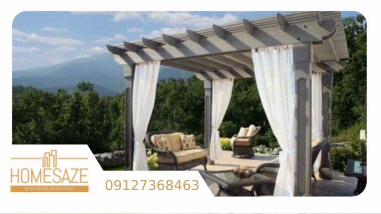 نمونه آلاچیق در روف گاردن، مدل مدرن