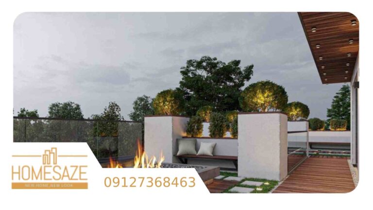 پروژه طراحی و اجرای روف گاردن