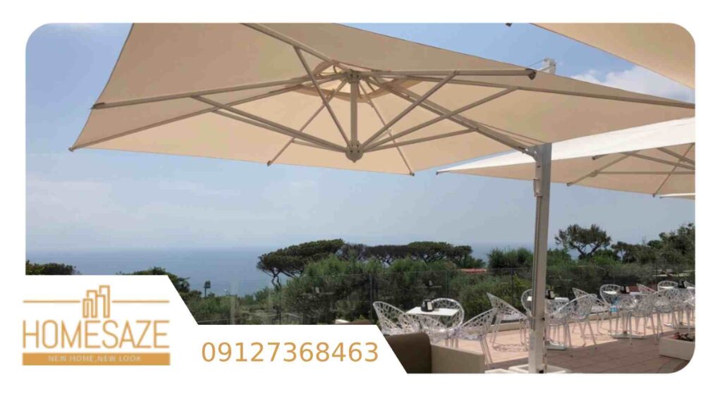 استفاده از سایه بان به جای آلاچیق