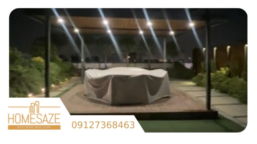 اجرای پکیج نقره ای روف گاردن