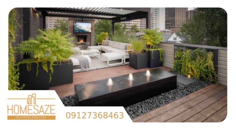 روف گاردن در سبک مدرن