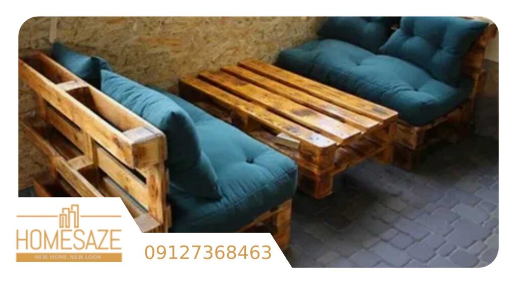 ساخت مبلمان با پالت چوبی