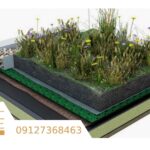 عایق کاری روف گاردن از نمای بغل