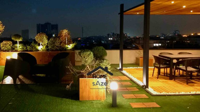 نمونه پروژه روف گاردن اجرا شده در دروس