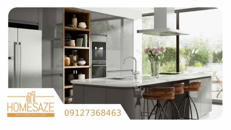 تصویر آشپزخانه بازسازی شده قدیمی