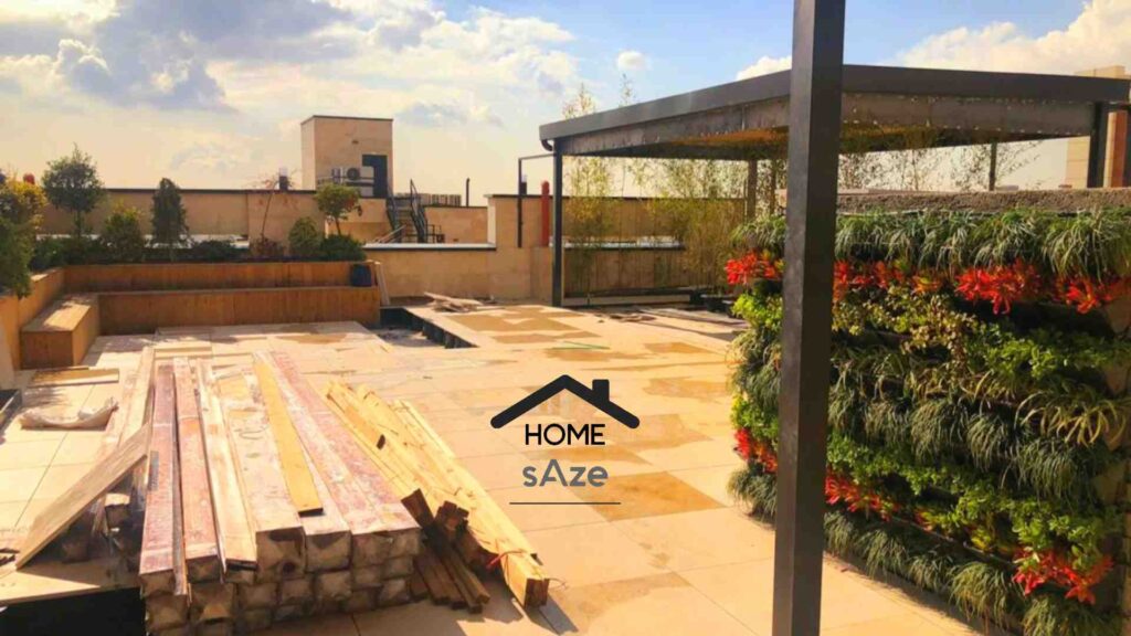 نمونه پروژه روف گاردن در حال اجرا