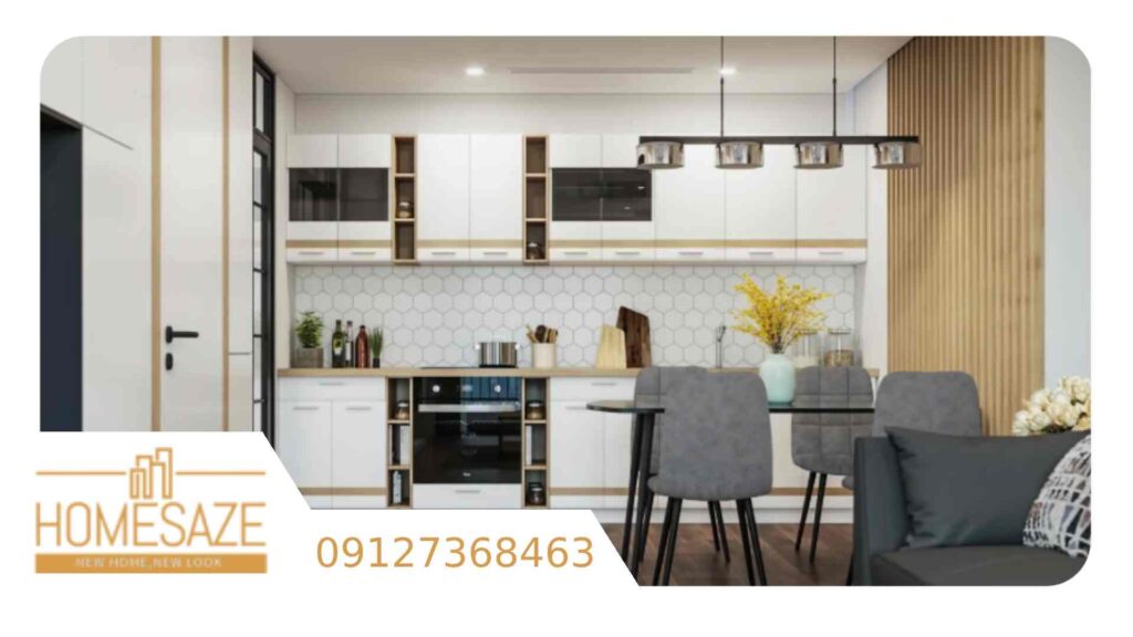 سقف آشپزخانه همسطح با سالن