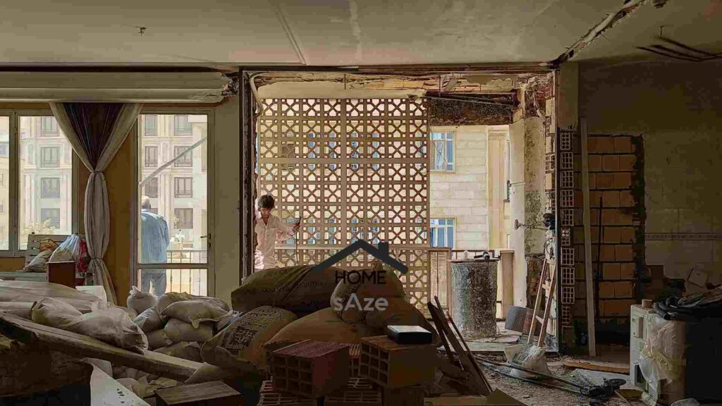 زیرسازی گرین وال در تراس گاردن
