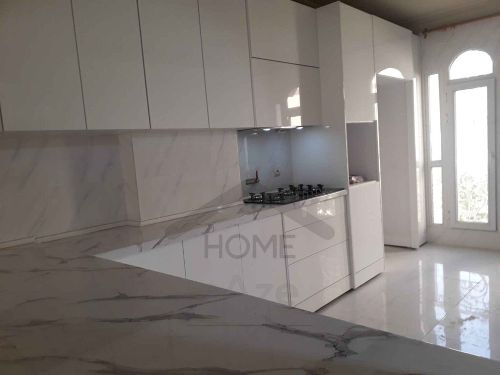 نصب صفحه کابینت سنگی