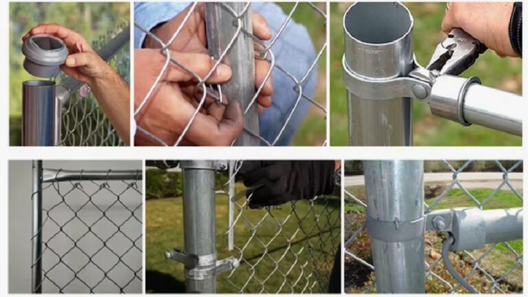 آموزش نصب فنس باغ