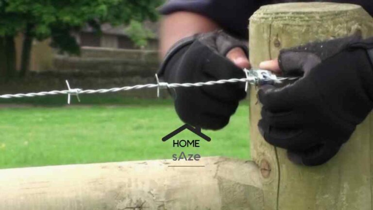 مراحل نصب سیم خاردار خطی