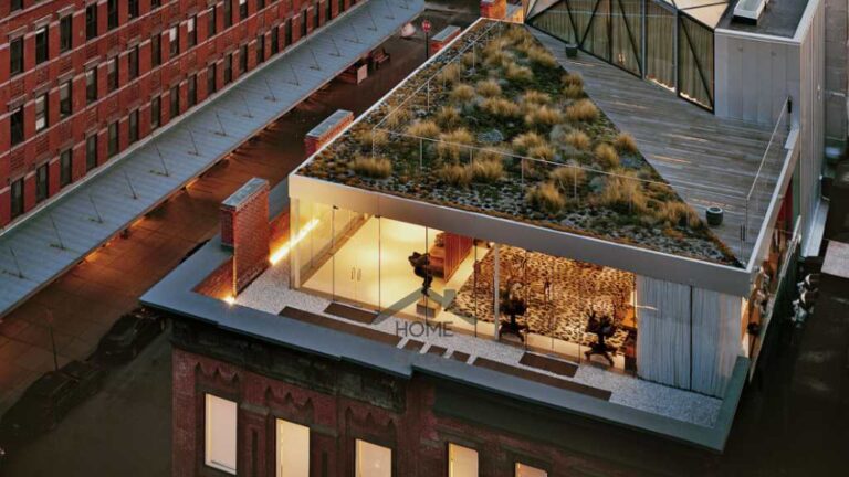 پنت هاوس و روف گاردن در یک ساختمان