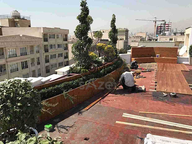 حین اجرای روف گاردن در ساقدوش