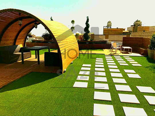 پایان اجرای روف گاردن در پروژه ساقدوش