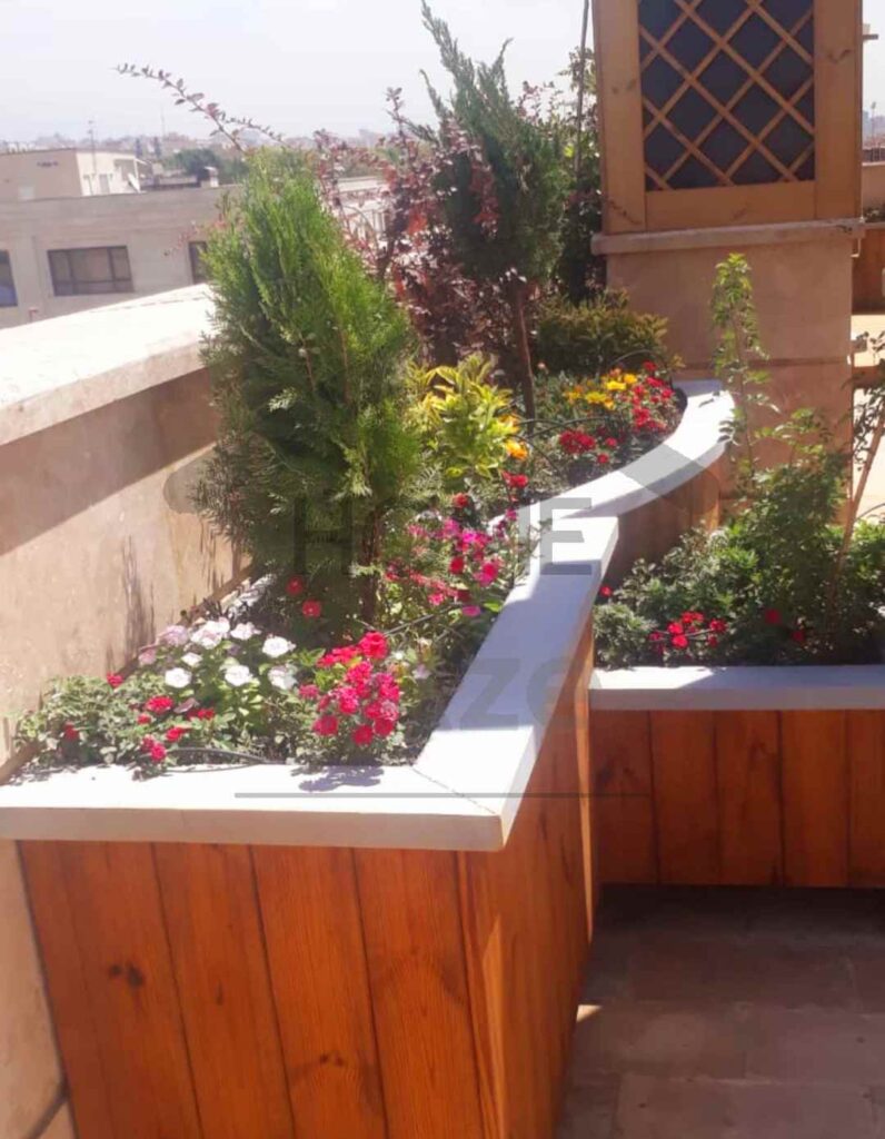 طراحی فلاورباکس و گل کاری آن