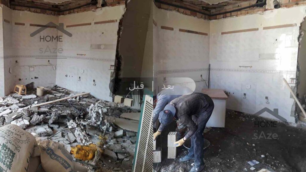 جمع‌آوری نخاله‌ها در آشپزخانه