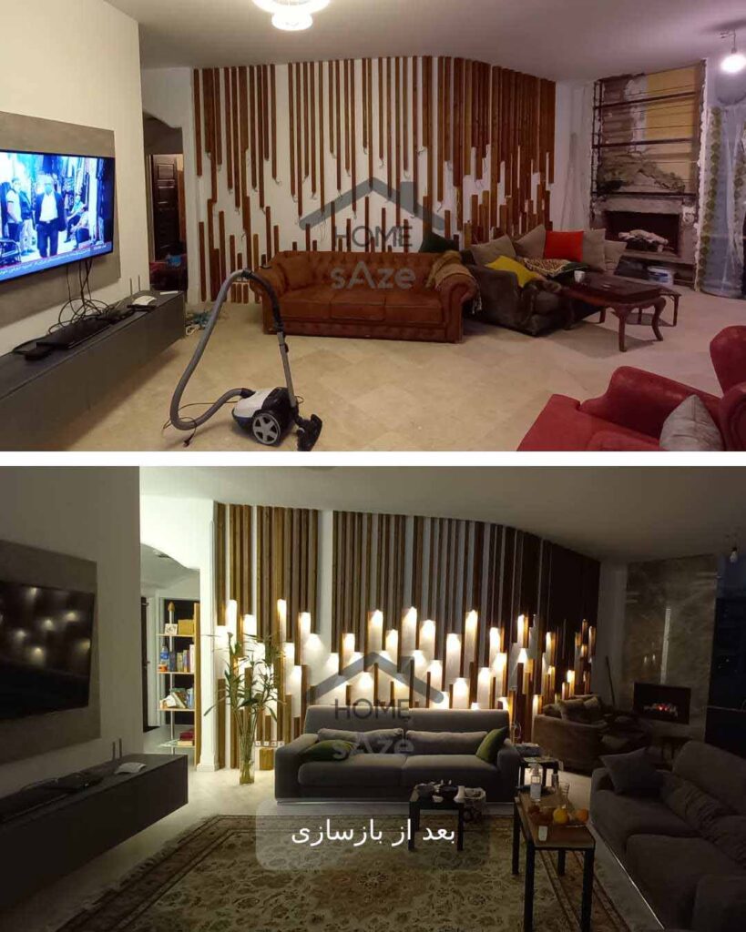 نمونه پروژه بازسازی در زعفرانیه