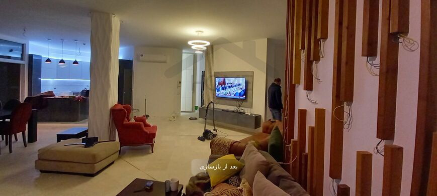 مراحل پایانی بازسازی خانه در زعفرانبه