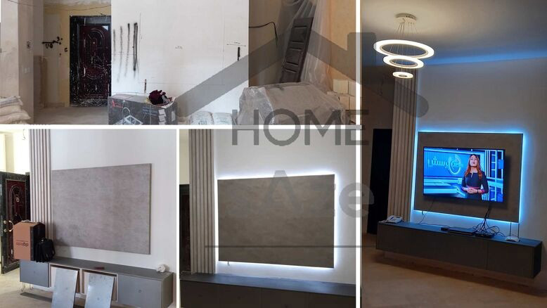 مراحل اجرای تی وی وال